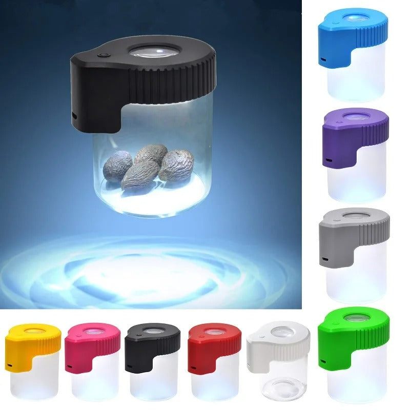 AirTight LED Storage Jar