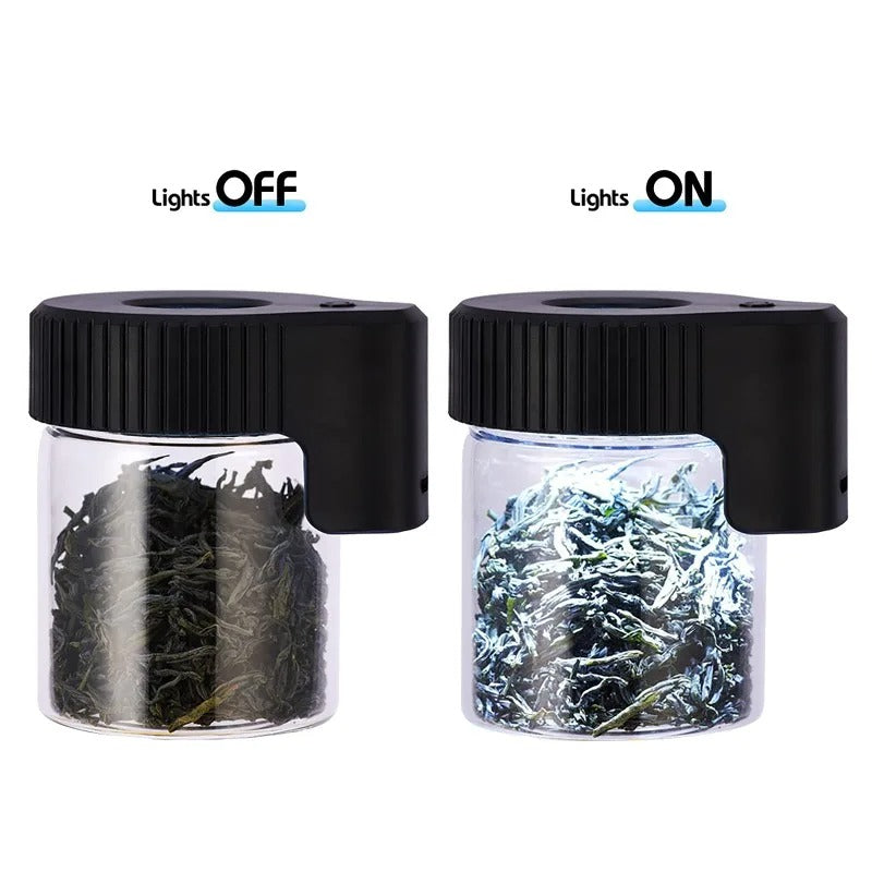 AirTight LED Storage Jar