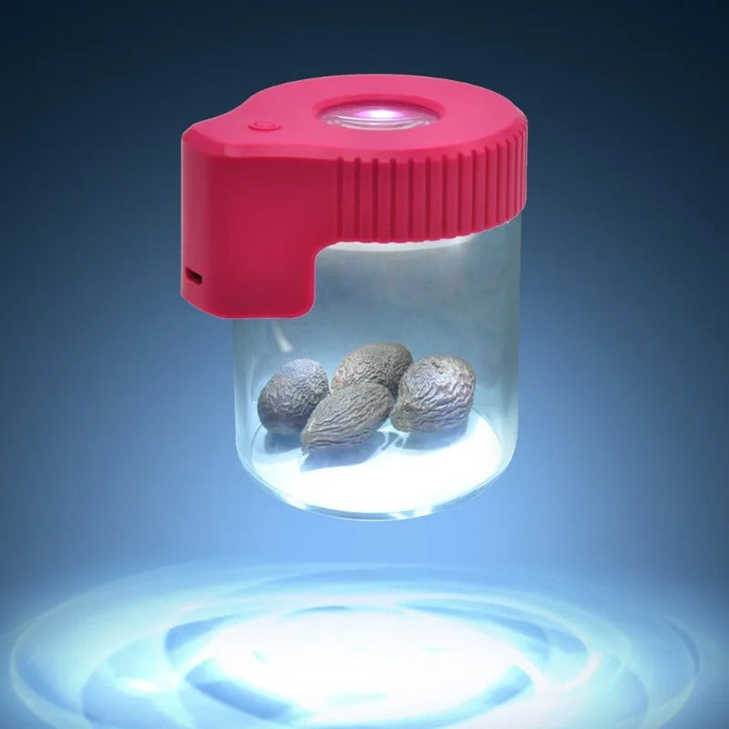 AirTight LED Storage Jar